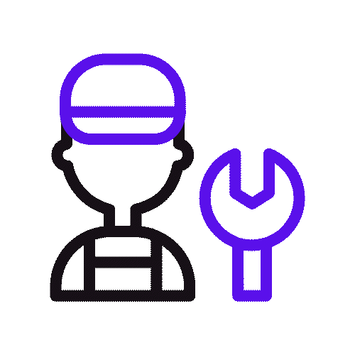 Computadora con herramientas representando servicio técnico